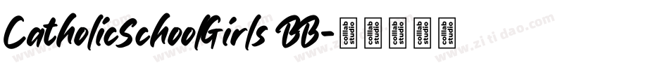 CatholicSchoolGirls BB字体转换